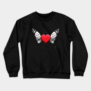 Butterfly Heart 3 Crewneck Sweatshirt